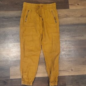 Athleta Mustard Jogger Pants